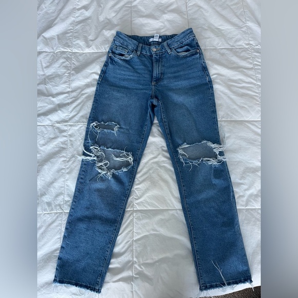 FOREVER 21 LOSE FIT STRAIGHT LEG JEAN - Picture 1 of 4